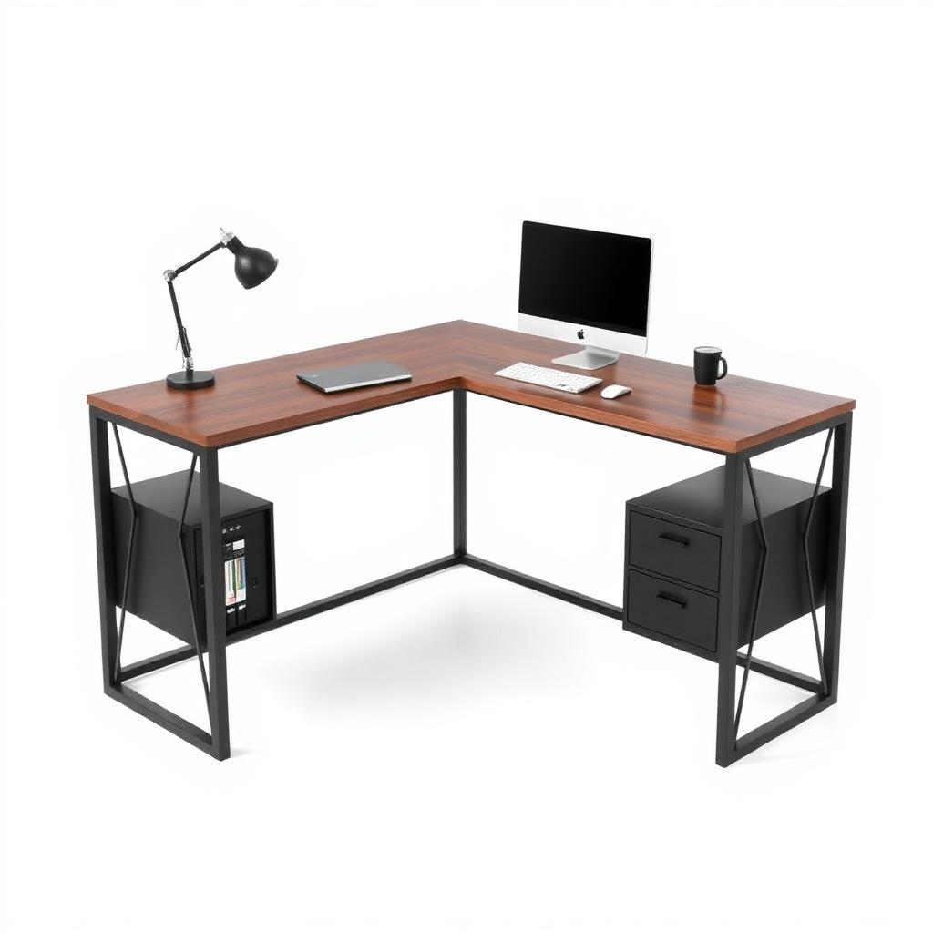 L-Shaped Corner Desk 58"